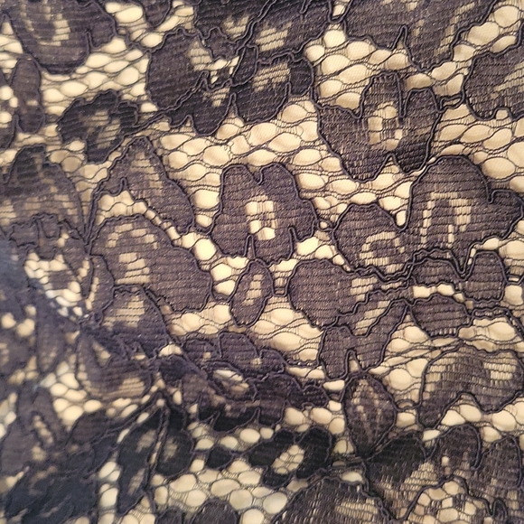 Black Formal Lace Mini Dress - Picture 4 of 17